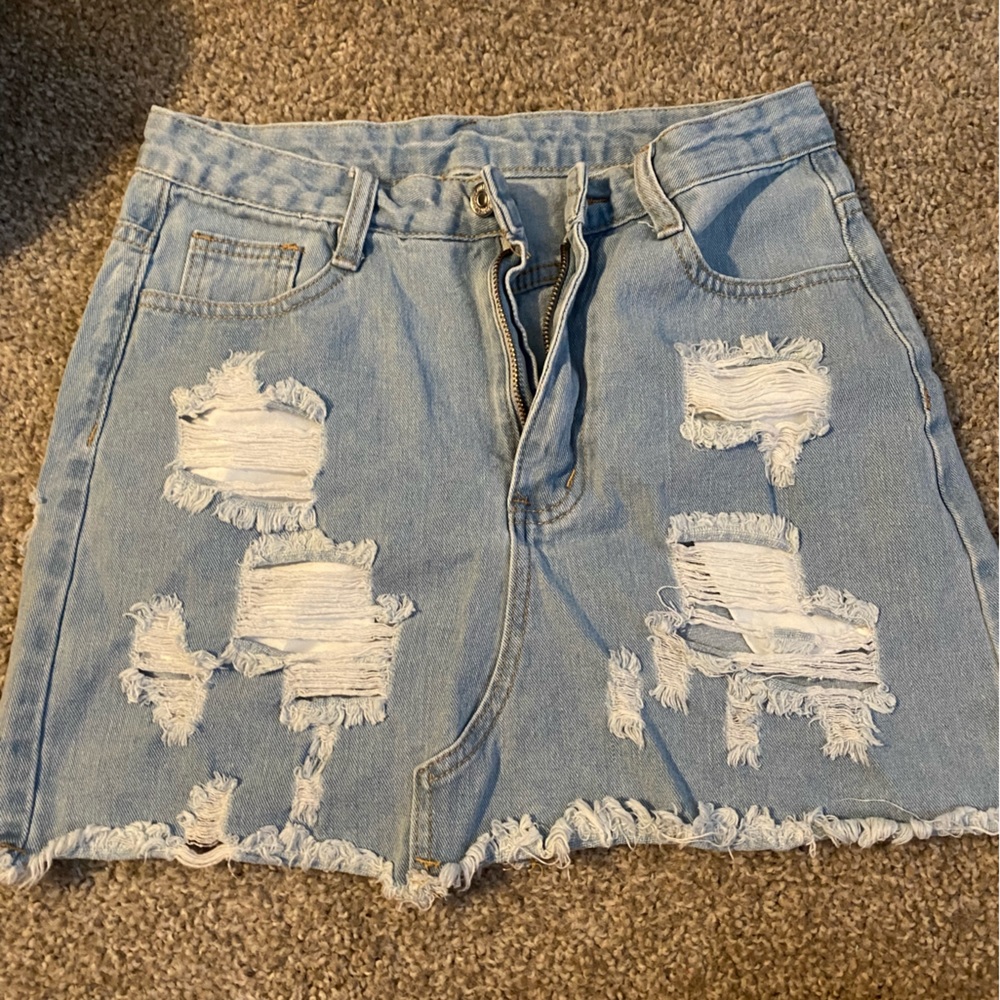 Jean skirt